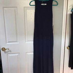 Tart maxi dress with side slit on one side